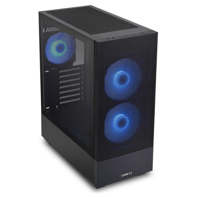 Кутия Lian Li LANCOOL 205 Mesh Mid-Tower, Tempered Glass, Черно