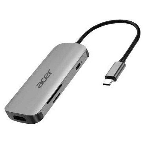 Докинг станция Acer 7in1 Type C dongle: 1 x HDMI, 3 x USB3.2, 1 x SD/TF, 1 x PD