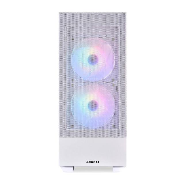 Кутия Lian Li LANCOOL 205 Mesh Mid-Tower, Tempered Glass, Бяло
