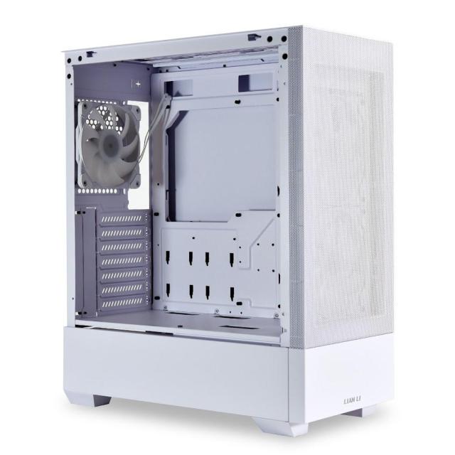 Кутия Lian Li LANCOOL 205 Mesh Mid-Tower, Tempered Glass, Бяло