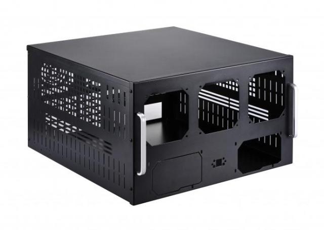 Кутия SPIRE RACKSPER 6U PRO, За комуникационен шкаф, Без захранване, Черен