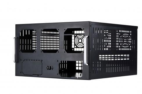 Кутия SPIRE RACKSPER 6U PRO, За комуникационен шкаф, Без захранване, Черен