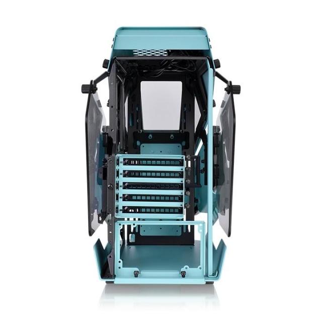 Кутия Thermaltake AH T200 TG Turquoise mATX Mini Tower