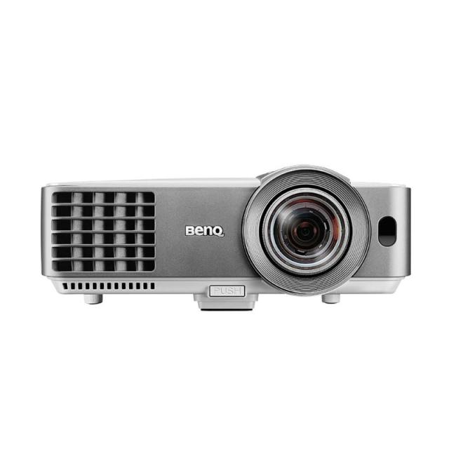 Мултимедиен проектор BenQ MW632ST, Short Throw, DLP, WXGA (1280x800), 13000:1, 3200 ANSI lumens, Zoom 1.2x, 65"@1m, Auto Vertical Keystone, VGA, 2xHDMI, S-Video, RCA, USB Type A 1.5A, Audio in/out, Audio L/R in RCA, RS232, Speaker 10W, Up To 10000 hr