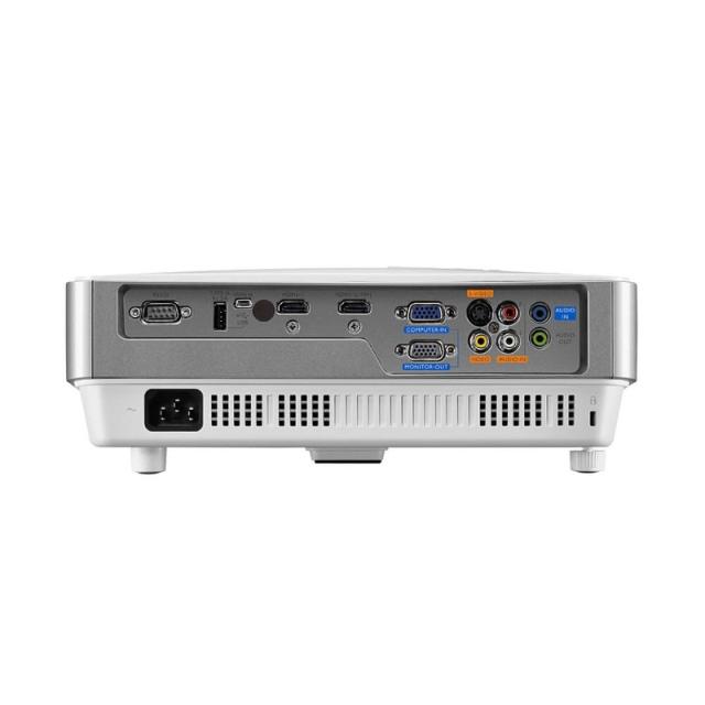 Мултимедиен проектор BenQ MW632ST, Short Throw, DLP, WXGA (1280x800), 13000:1, 3200 ANSI lumens, Zoom 1.2x, 65"@1m, Auto Vertical Keystone, VGA, 2xHDMI, S-Video, RCA, USB Type A 1.5A, Audio in/out, Audio L/R in RCA, RS232, Speaker 10W, Up To 10000 hr