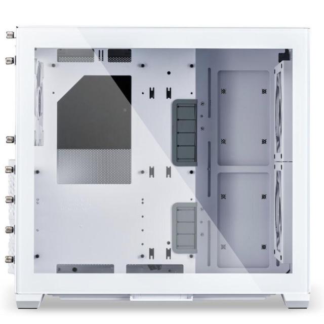 Кутия Lian Li O11 Air Mini Tower, 2x USB 3.0, 1x HD Audio, 1x USB-C, Tempered Glass, ATX / Micro ATX / Mini ITX, Бяло