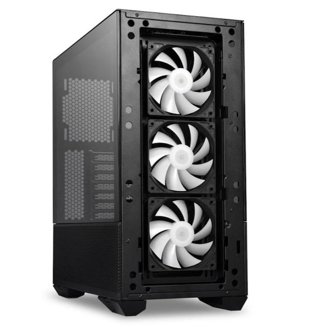 Кутия Lian Li LANCOOL II Mesh C Mid-Tower, Tempered Glass, DRGB, Черно