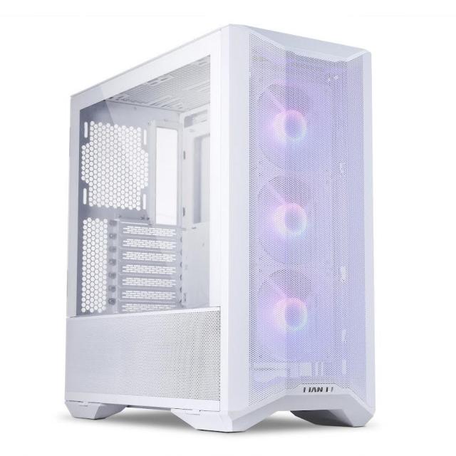 Кутия Lian Li LANCOOL II Mesh C Snow Mid-Tower, Tempered Glass, DRGB, Бял