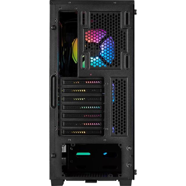 Кутия Corsair iCUE 220T RGB Smart Mid Tower, Tempered Glass, Черно