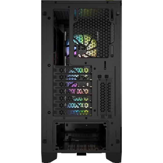 Кутия Corsair iCUE 4000X RGB Mid Tower, Tempered Glass, Черно, CC-9011204-WW