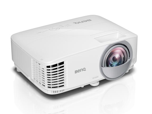 Мултимедиен проектор BenQ MW826ST Short Throw, DLP, WXGA(1280x800), 20 000:1, 3400 ANSI Lumens, VGA, HDMI, USB, LAN RJ45, Speaker, Optional Interactive Kit (PW02/PT12), 3D Ready