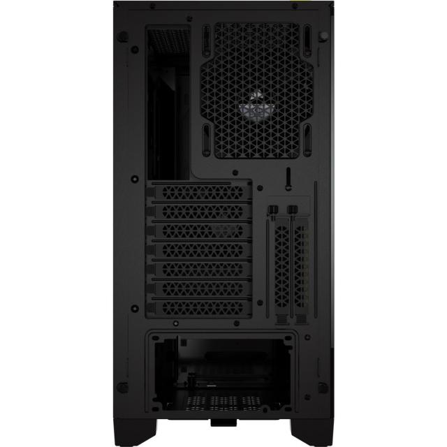Кутия Corsair 4000D Mid Tower, Tempered Glass, Черно
