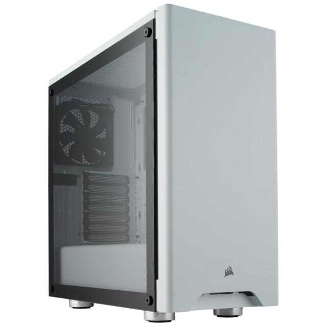 Кутия Corsair Carbide 275R Mid Tower, Temperred Glass, Бяло