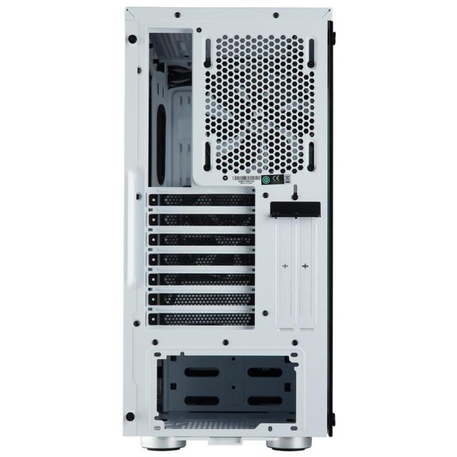 Кутия Corsair Carbide 275R Mid Tower, Temperred Glass, Бяло