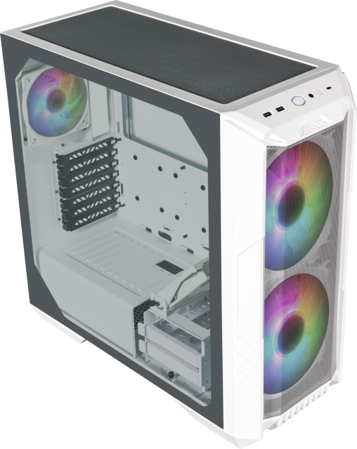 Кутия Cooler Master HAF 500 White