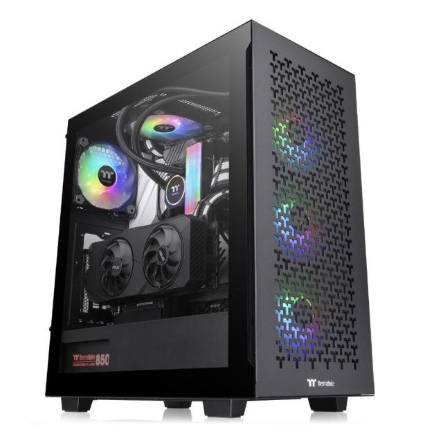 Кутия Thermaltake V350 TG Air ARGB, Tempered Glass, Mid-Tower, Black