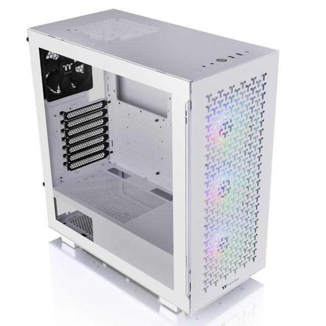 Кутия Thermaltake V350 TG Air ARGB, Tempered Glass, Mid-Tower, White