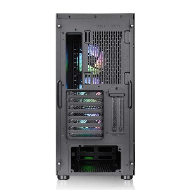 Кутия Thermaltake Versa T27 TG ARGB, Tempered Glass, Mid-Tower, Black