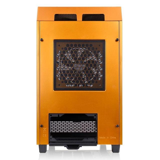 Кутия Thermaltake The Tower 100 TG ARGB, Tempered Glass, Mini-Tower, Metallic Gold