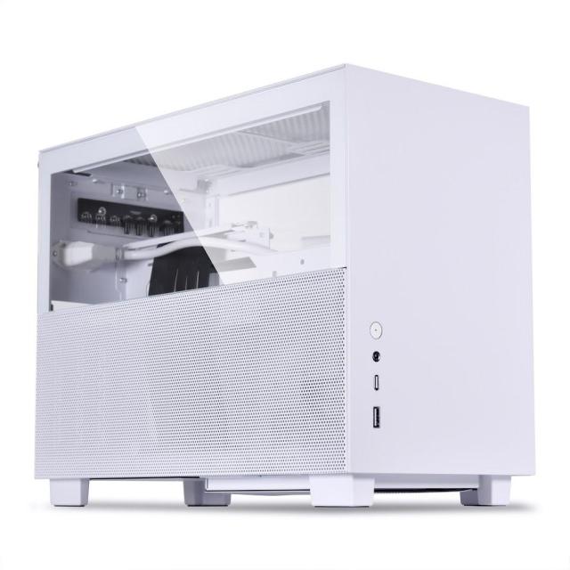 Кутия Lian Li Q58X4 PCIE 4.0 TG White ITX Mini Tower