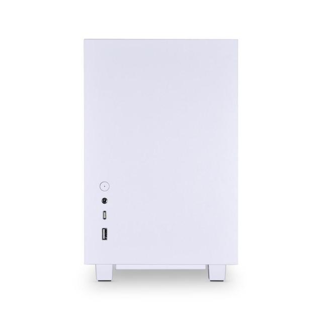 Кутия Lian Li Q58X4 PCIE 4.0 TG White ITX Mini Tower