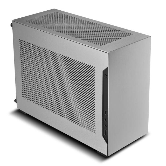 Кутия Lian Li A4-H2O PCIE 4.0 Silver ITX Mini Tower