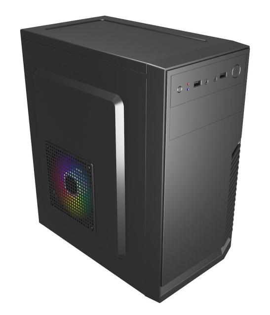 Кутия FSP CST120 mATX, Mini Tower Черен