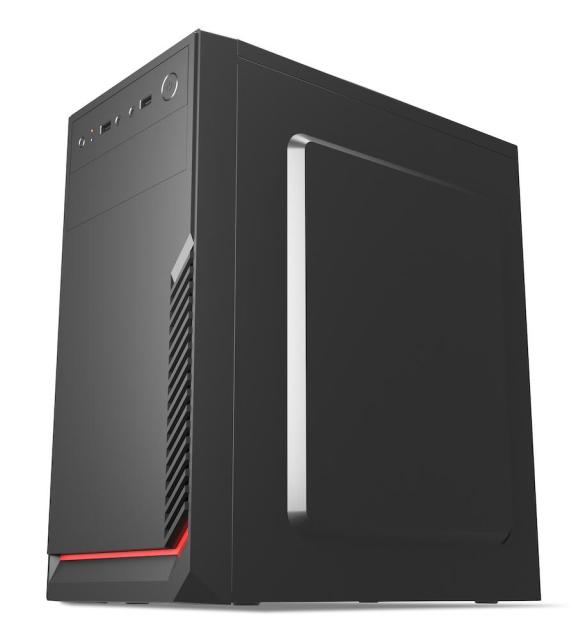 Кутия FSP CST120 mATX, Mini Tower Черен
