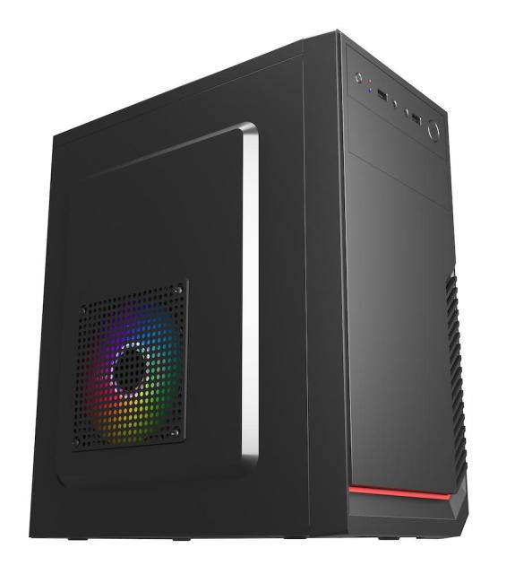 Кутия FSP CST120 mATX, Mini Tower Черен