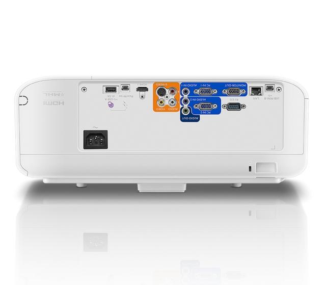 Мултимедиен проектор BenQ MW864UST Ultra Short Throw, DLP, WXGA(1280x800), 10 000:1, 3300 ANSI Lumens, VGA x2, HDMI x2, LAN, USB, 3D Ready, Speakers 10W x2, Wall mount included, Optional Interactive Kit (PW02/PT12)