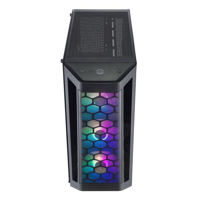 Кутия за компютър Cooler Master MasterBox MB511 Mesh ARGB, със захранване MWE Bronze V2 650W