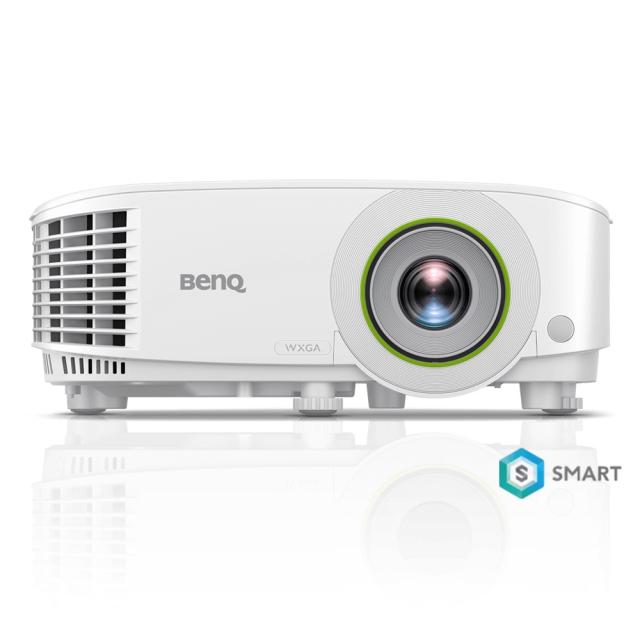 Мултимедиен проектор BenQ EW600, Wireless Android-based Smart Projector, DLP, WXGA (1280x800), 16:10, 3600 Lumens, 20000:1, Zoom 1.1x, Speaker 2W, USB Reader for PC-Less Presentations, Built-in Firefox, BT 4.0, Dual Band WiFi, 3D, Lamp 200W, up to 15