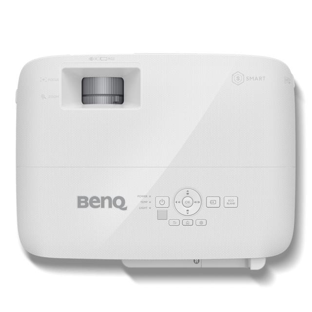 Мултимедиен проектор BenQ EW600, Wireless Android-based Smart Projector, DLP, WXGA (1280x800), 16:10, 3600 Lumens, 20000:1, Zoom 1.1x, Speaker 2W, USB Reader for PC-Less Presentations, Built-in Firefox, BT 4.0, Dual Band WiFi, 3D, Lamp 200W, up to 15