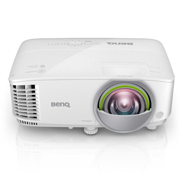 Мултимедиен проектор BenQ EW800ST, Short Throw, Wireless Android-based Smart Projector, DLP, WXGA (1280x800), 16:10, 3300 Lumens, 20000:1, Speaker 2W, USB Reader for PC-Less Presentations, Built-in Firefox, LAN, BT 4.0, Dual Band WiFi, 3D, Lamp 200W,