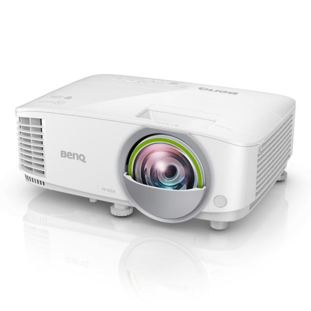 Мултимедиен проектор BenQ EW800ST, Short Throw, Wireless Android-based Smart Projector, DLP, WXGA (1280x800), 16:10, 3300 Lumens, 20000:1, Speaker 2W, USB Reader for PC-Less Presentations, Built-in Firefox, LAN, BT 4.0, Dual Band WiFi, 3D, Lamp 200W,