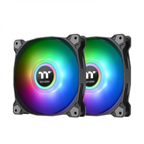 Вентилатори Thermaltake Pure Duo 140mm, 14 ARGB Sync Radiator 2-Fan Компелкт Черно