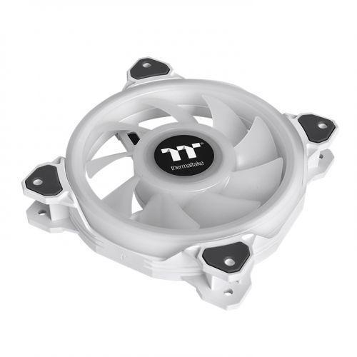 Вентилатори Thermaltake Riing Quad 14 RGB Radiator Fan TT Premium Edition 3 Броя  - Бяло с включен контролер