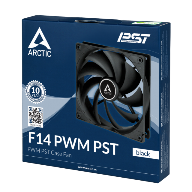 Вентилатор ARCTIC F14 PWM PST Black