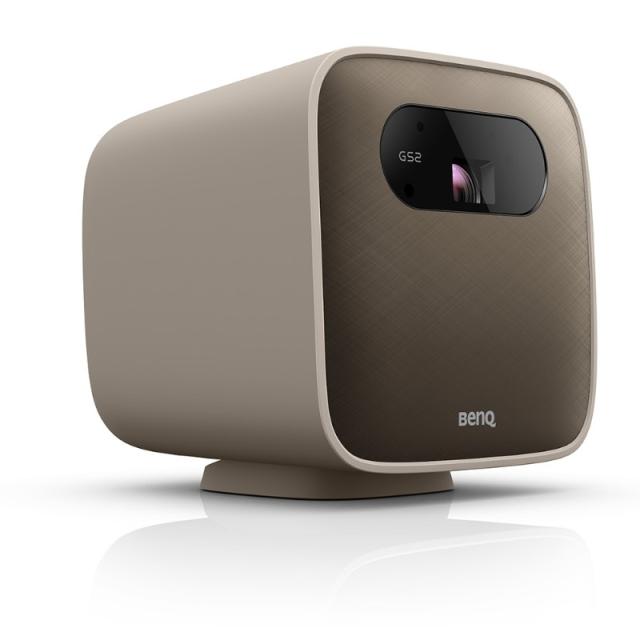 Мултимедиен проектор BenQ GS2, Wireless Portable LED Projector, 720p (1280x720), 500 ANSI Lumens, 35"@1m, WiFi, Bluetooth, IPX2, Contrast 100,000:1, Auto Focus, Auto Vertical Keystone, Light Sensor, HDMI, USB 2.0 (Type A), USB-C (DisplayPort alt.), A