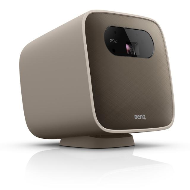 Мултимедиен проектор BenQ GS2, Wireless Portable LED Projector, 720p (1280x720), 500 ANSI Lumens, 35"@1m, WiFi, Bluetooth, IPX2, Contrast 100,000:1, Auto Focus, Auto Vertical Keystone, Light Sensor, HDMI, USB 2.0 (Type A), USB-C (DisplayPort alt.), A