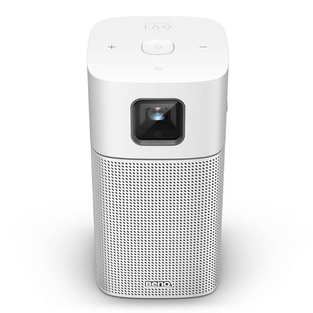 Мултимедиен проектор BenQ GV1 Poratable, DLP, LED, 480p (854x480), 100 000:1, 200 ANSI Lumens, 35"@1m, Speaker 5W, Bluetooth Speaker, Auto Keystone, WiFi, Smart TV Apps, USB Reader, 3-Hour Battery, 0.7kg