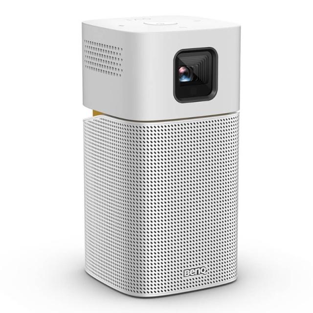 Мултимедиен проектор BenQ GV1 Poratable, DLP, LED, 480p (854x480), 100 000:1, 200 ANSI Lumens, 35"@1m, Speaker 5W, Bluetooth Speaker, Auto Keystone, WiFi, Smart TV Apps, USB Reader, 3-Hour Battery, 0.7kg