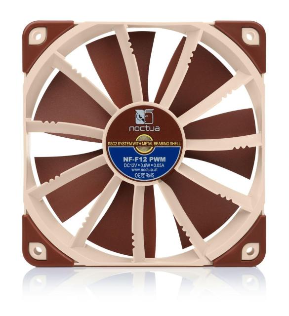 Вентилатор Noctua NF-F12 PWM, 4 pin, 120 mm