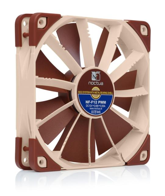 Вентилатор Noctua NF-F12 PWM, 4 pin, 120 mm