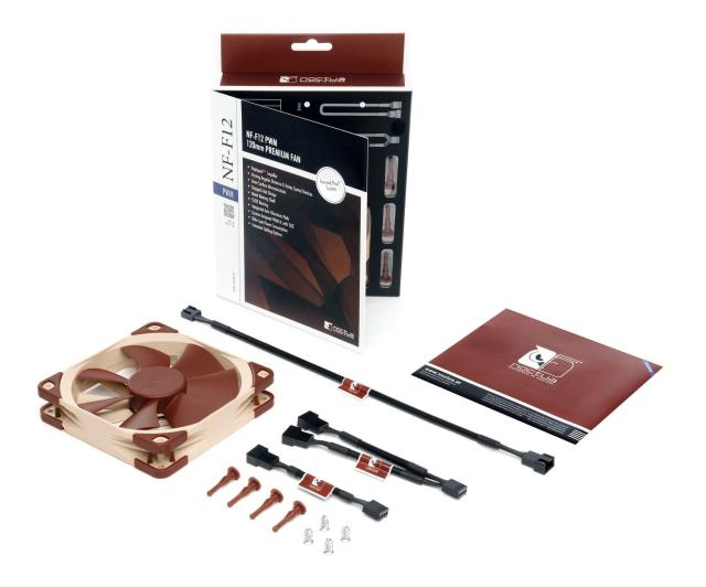 Вентилатор Noctua NF-F12 PWM, 4 pin, 120 mm