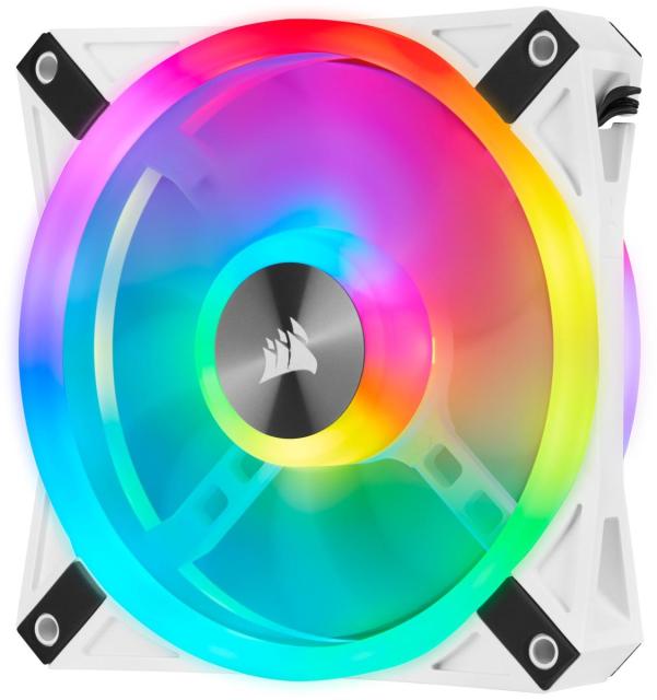 Вентилатор Corsair QL120 White, RGB, PWM, 120mm