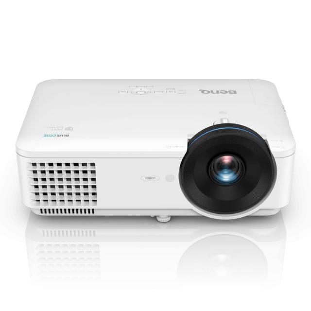 Мултимедиен проектор BenQ LH720, DLP, BlueCore Laser, FHD 1920x1080, 4000 ANSI Lumens, 100000:1, Zoom 1.5x, 90% Rec.709, IP5X dustproof, Infographic Mode, VGA, HDMI, S-Video, RCA, 12V Trigger, USB TypeA (1.5A), RS232, LAN (RJ45), Speaker 10W, White