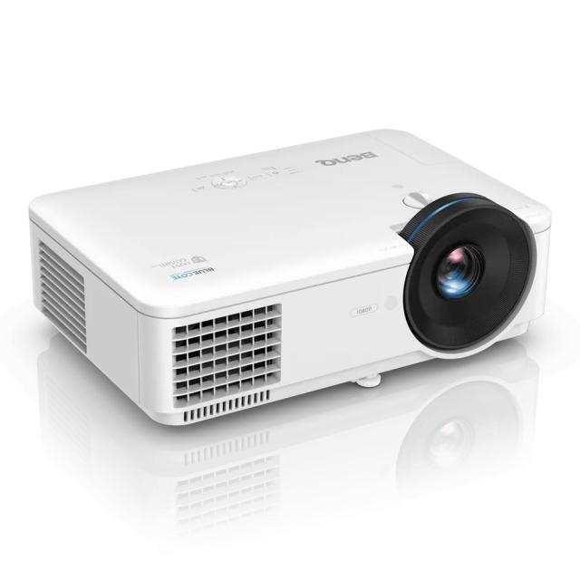 Мултимедиен проектор BenQ LH720, DLP, BlueCore Laser, FHD 1920x1080, 4000 ANSI Lumens, 100000:1, Zoom 1.5x, 90% Rec.709, IP5X dustproof, Infographic Mode, VGA, HDMI, S-Video, RCA, 12V Trigger, USB TypeA (1.5A), RS232, LAN (RJ45), Speaker 10W, White