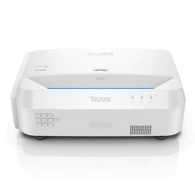 Мултимедиен проектор BenQ LH890UST, DLP, BlueCore Laser, Ultra short-throw, FHD 1920x1080, 4000 ANSI Lumens, IP5X dustproof, HDMI x2, VGA, RCA, S-Video, Audio RCA, Audio in/out , LAN (RJ45), RS232, USB TypeA (5V, 1.5A), OPTIONAL PointWrite Kit PW40U