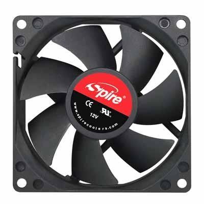 Вентилатор SPIRE 80x80x25 mm, 3 pin, Sleeve